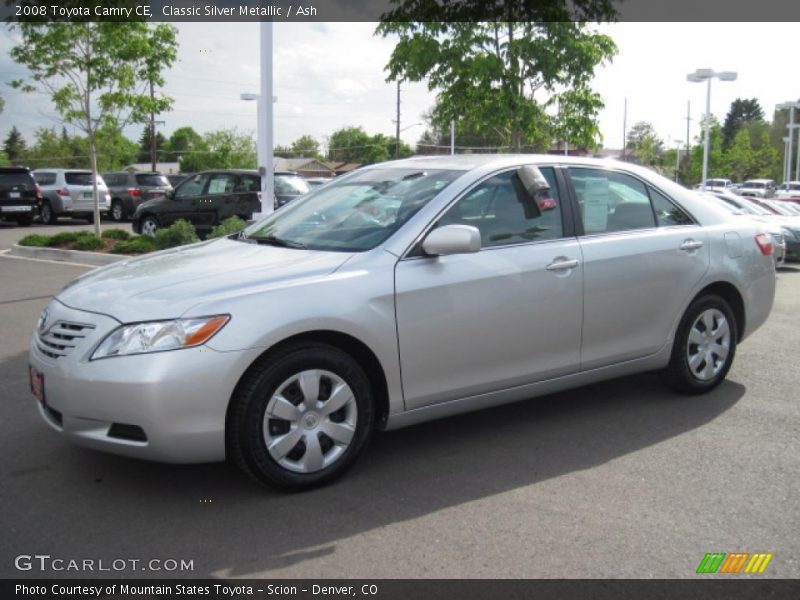 Classic Silver Metallic / Ash 2008 Toyota Camry CE