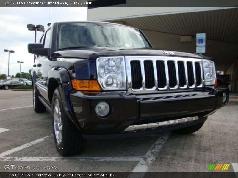 Black / Khaki 2006 Jeep Commander Limited 4x4