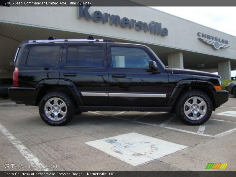 Black / Khaki 2006 Jeep Commander Limited 4x4