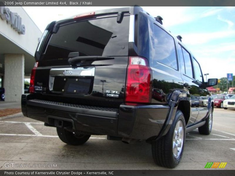 Black / Khaki 2006 Jeep Commander Limited 4x4