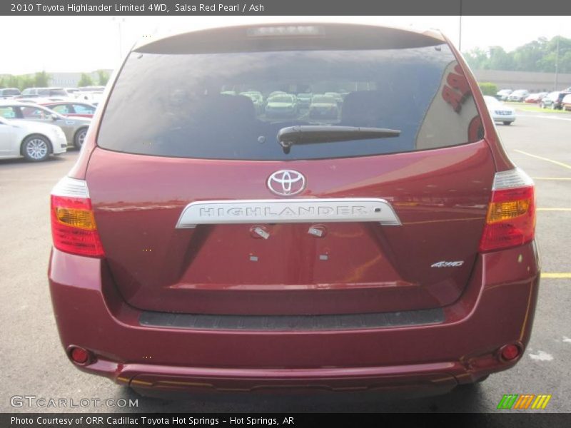 Salsa Red Pearl / Ash 2010 Toyota Highlander Limited 4WD