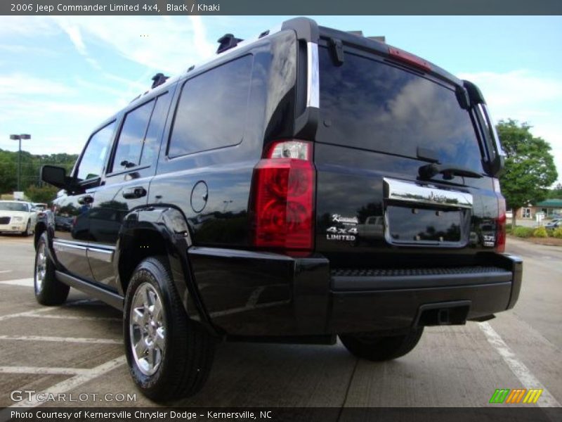 Black / Khaki 2006 Jeep Commander Limited 4x4