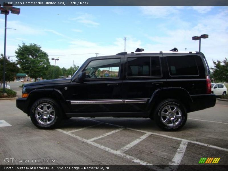 Black / Khaki 2006 Jeep Commander Limited 4x4