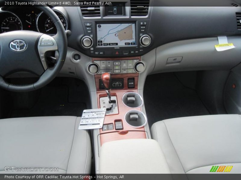 Salsa Red Pearl / Ash 2010 Toyota Highlander Limited 4WD
