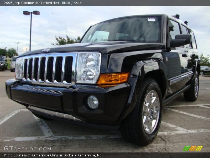 Black / Khaki 2006 Jeep Commander Limited 4x4