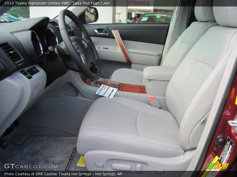 Salsa Red Pearl / Ash 2010 Toyota Highlander Limited 4WD