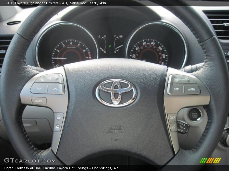 Salsa Red Pearl / Ash 2010 Toyota Highlander Limited 4WD