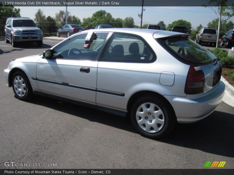 Vogue Silver Metallic / Dark Gray 1999 Honda Civic DX Hatchback