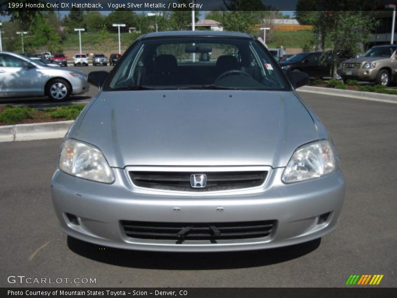 Vogue Silver Metallic / Dark Gray 1999 Honda Civic DX Hatchback