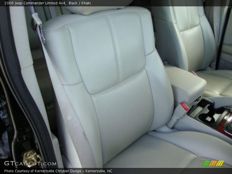 Black / Khaki 2006 Jeep Commander Limited 4x4