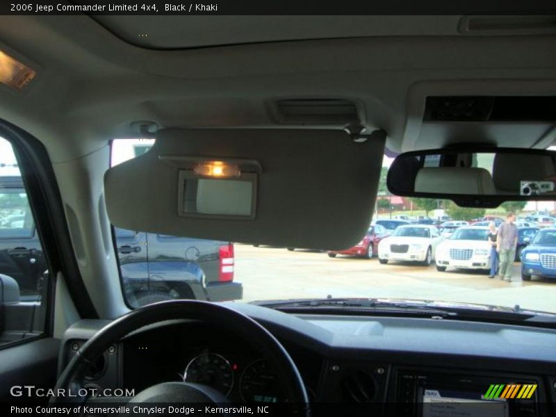 Black / Khaki 2006 Jeep Commander Limited 4x4