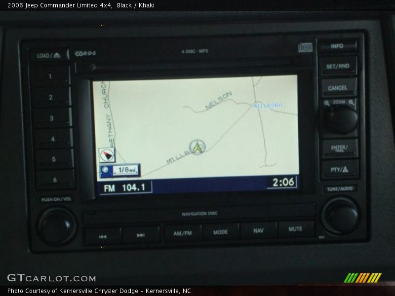 Black / Khaki 2006 Jeep Commander Limited 4x4