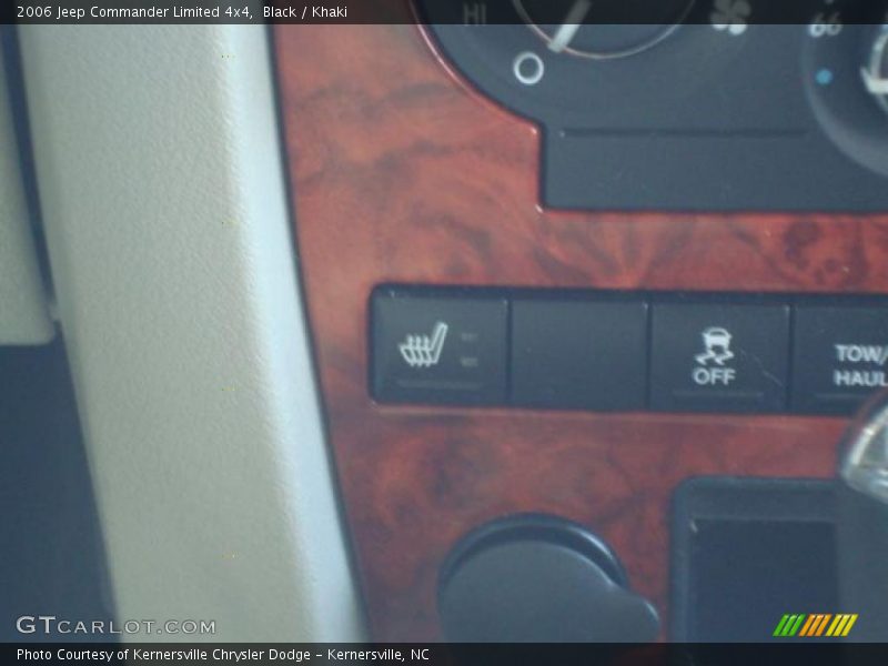 Black / Khaki 2006 Jeep Commander Limited 4x4