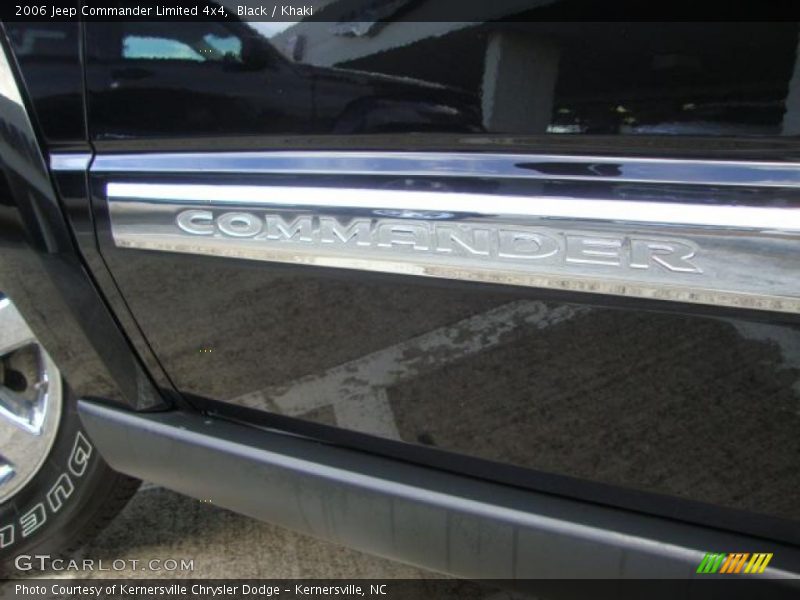 Black / Khaki 2006 Jeep Commander Limited 4x4