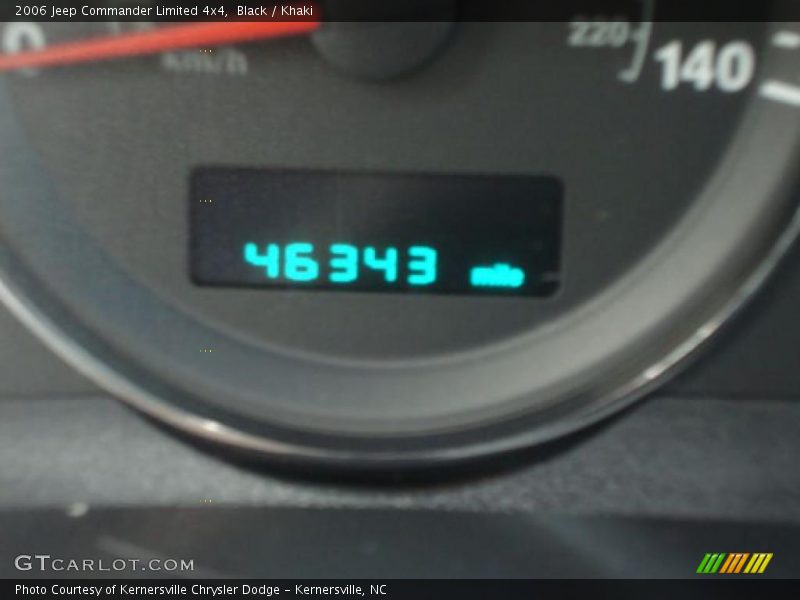 Black / Khaki 2006 Jeep Commander Limited 4x4
