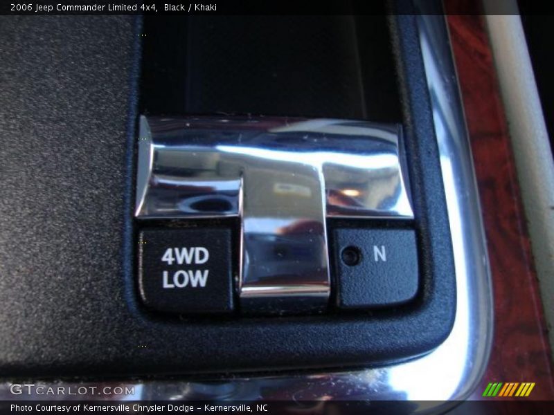 Black / Khaki 2006 Jeep Commander Limited 4x4