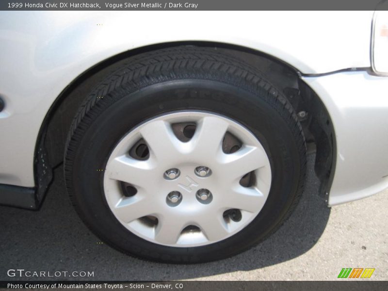 Vogue Silver Metallic / Dark Gray 1999 Honda Civic DX Hatchback