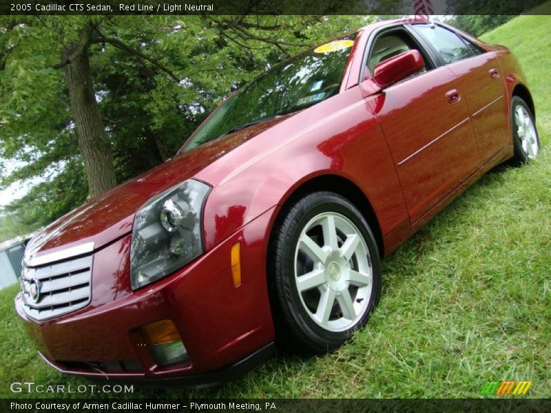 Red Line / Light Neutral 2005 Cadillac CTS Sedan
