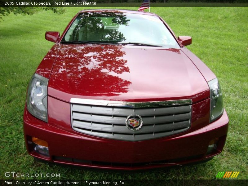 Red Line / Light Neutral 2005 Cadillac CTS Sedan