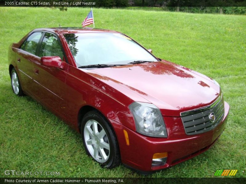 Red Line / Light Neutral 2005 Cadillac CTS Sedan