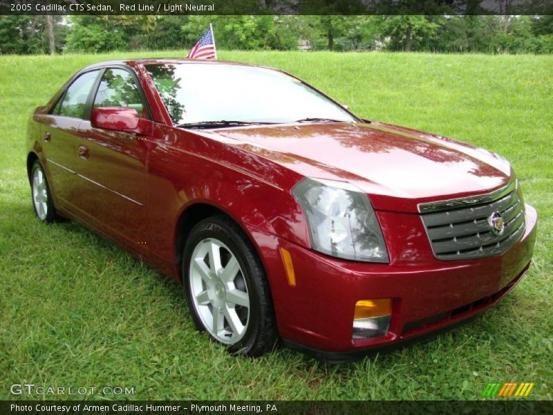 Red Line / Light Neutral 2005 Cadillac CTS Sedan