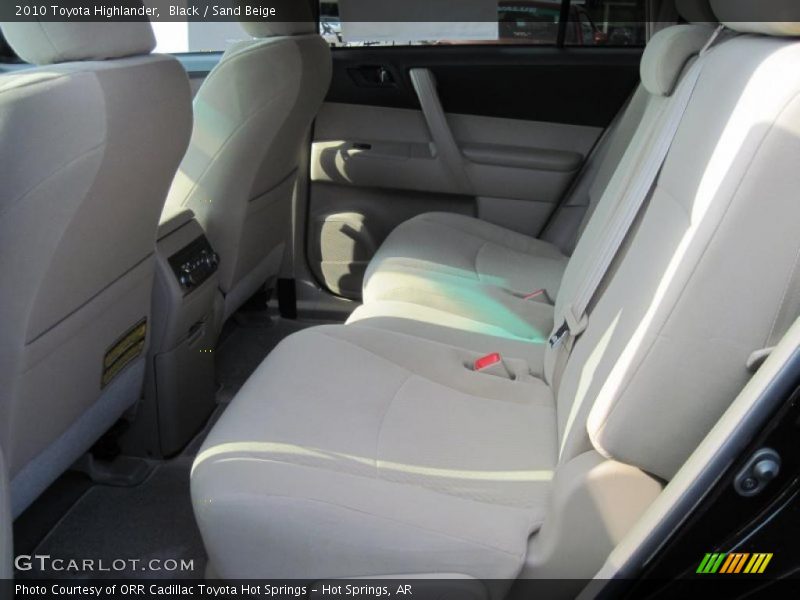 Black / Sand Beige 2010 Toyota Highlander