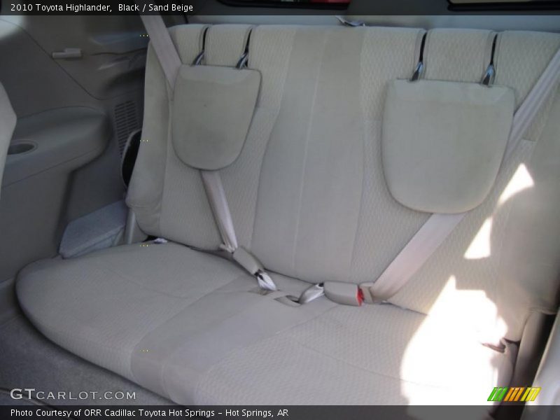 Black / Sand Beige 2010 Toyota Highlander