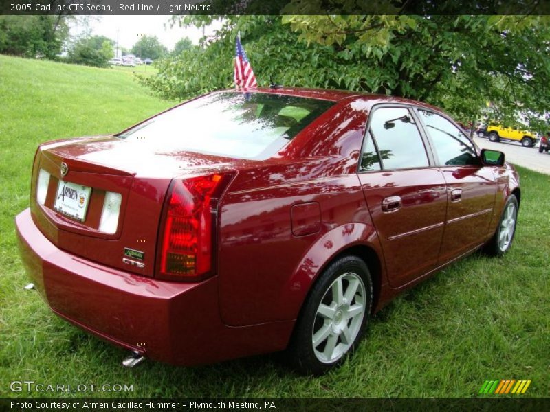 Red Line / Light Neutral 2005 Cadillac CTS Sedan