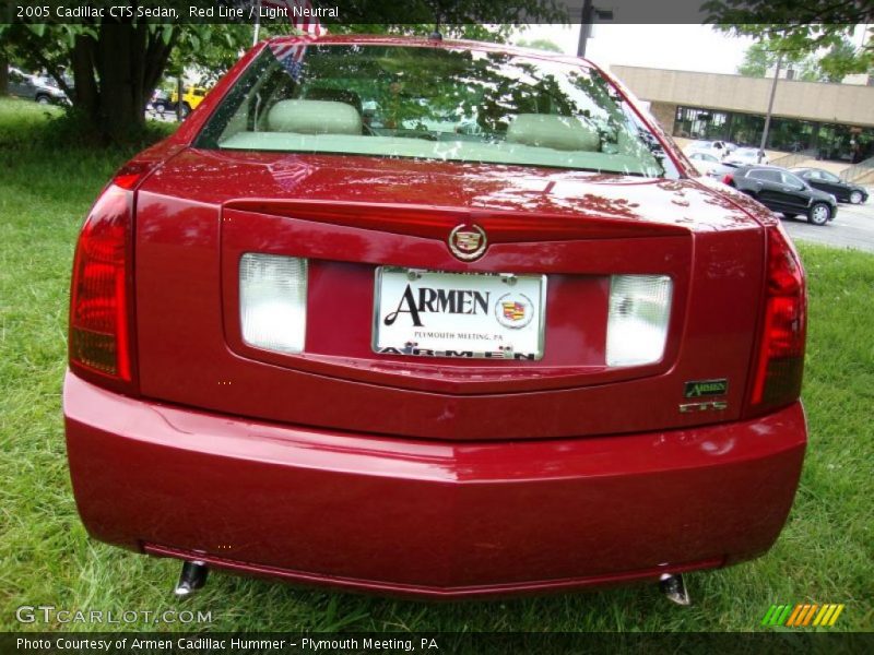 Red Line / Light Neutral 2005 Cadillac CTS Sedan