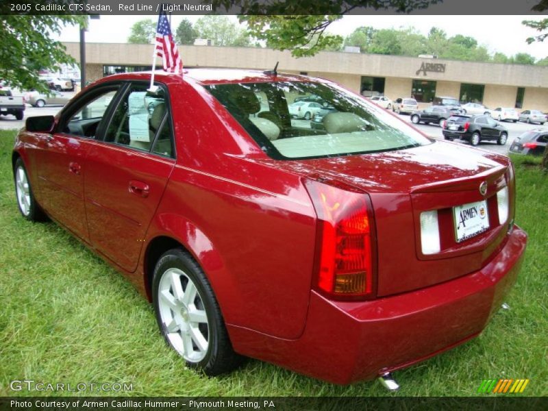 Red Line / Light Neutral 2005 Cadillac CTS Sedan