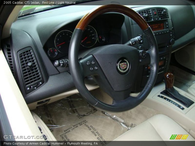 Red Line / Light Neutral 2005 Cadillac CTS Sedan