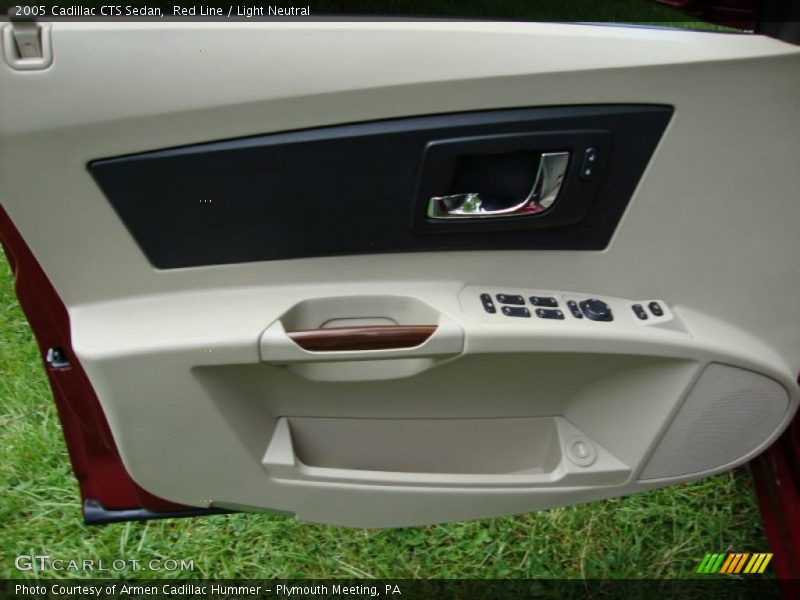 Red Line / Light Neutral 2005 Cadillac CTS Sedan