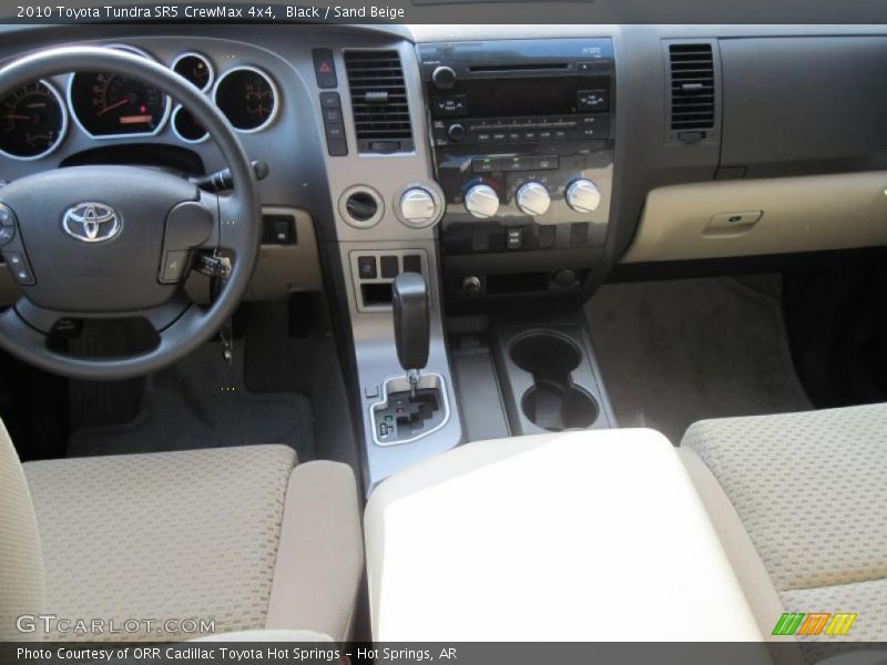 Black / Sand Beige 2010 Toyota Tundra SR5 CrewMax 4x4