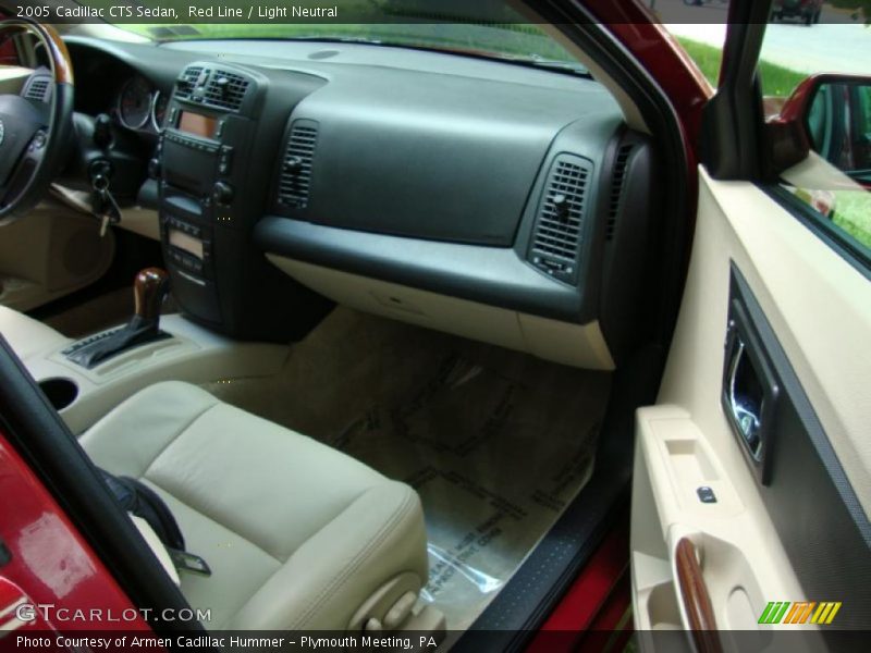 Red Line / Light Neutral 2005 Cadillac CTS Sedan