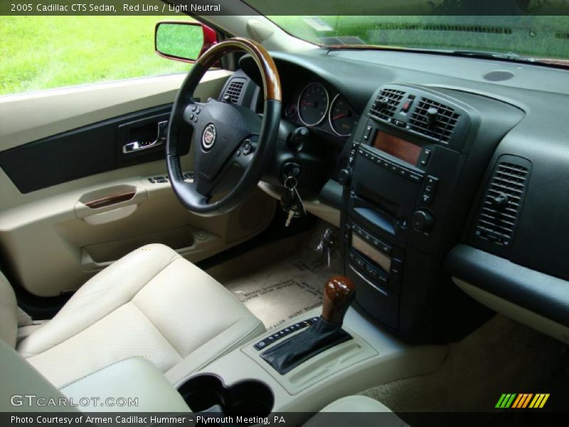 Red Line / Light Neutral 2005 Cadillac CTS Sedan