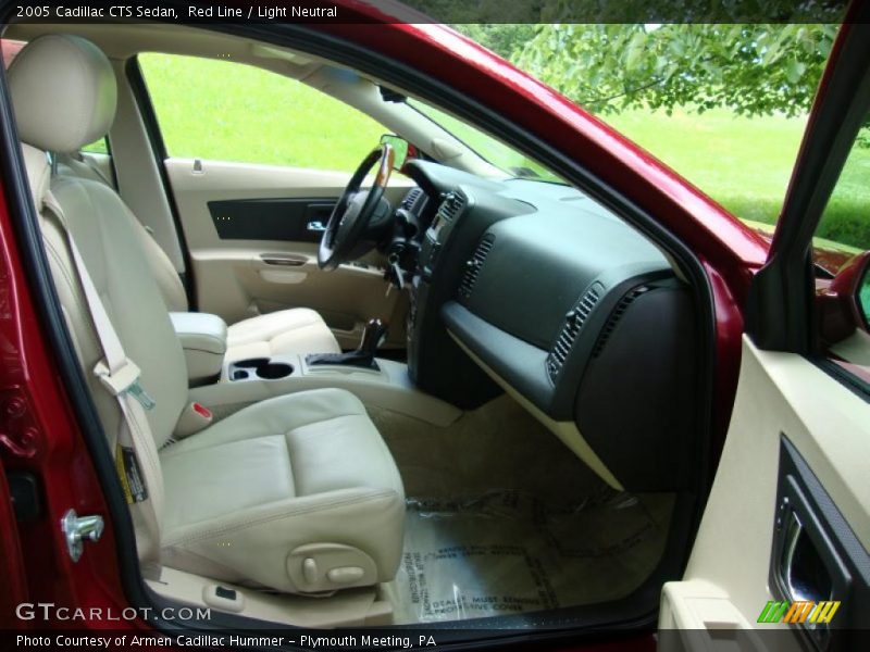 Red Line / Light Neutral 2005 Cadillac CTS Sedan