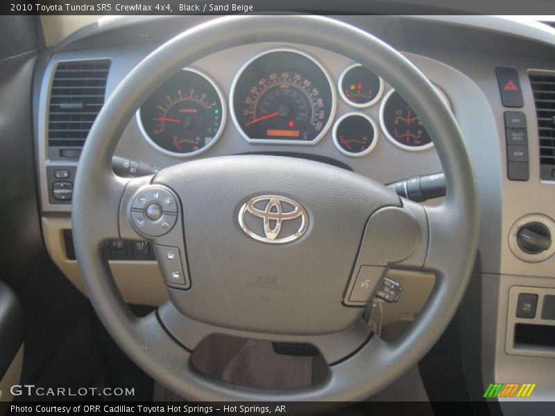 Black / Sand Beige 2010 Toyota Tundra SR5 CrewMax 4x4