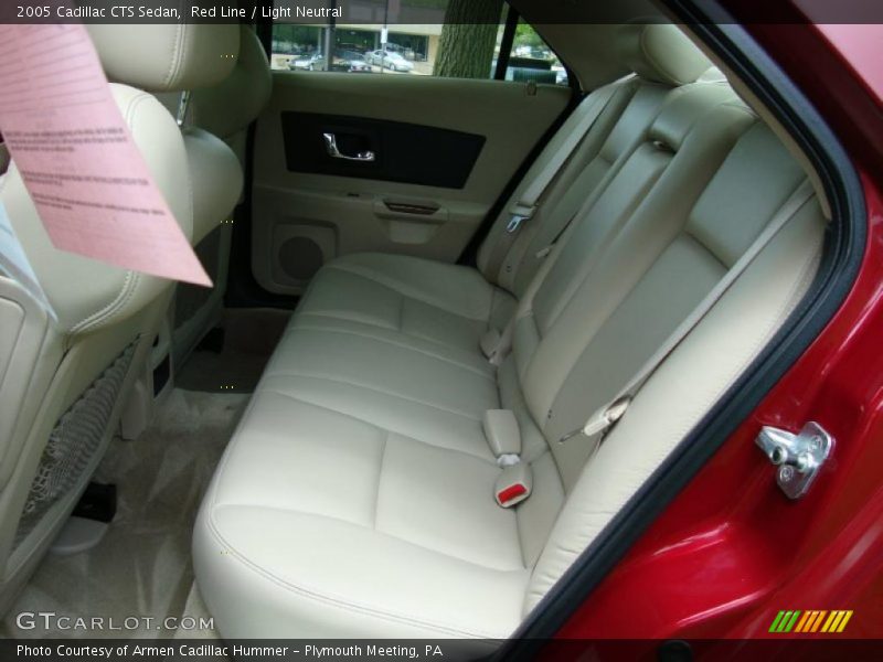 Red Line / Light Neutral 2005 Cadillac CTS Sedan
