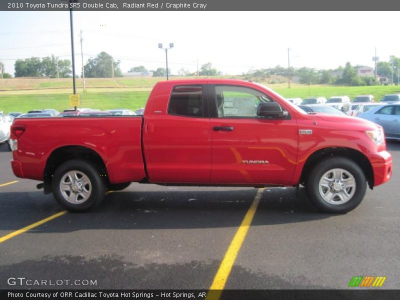 Radiant Red / Graphite Gray 2010 Toyota Tundra SR5 Double Cab