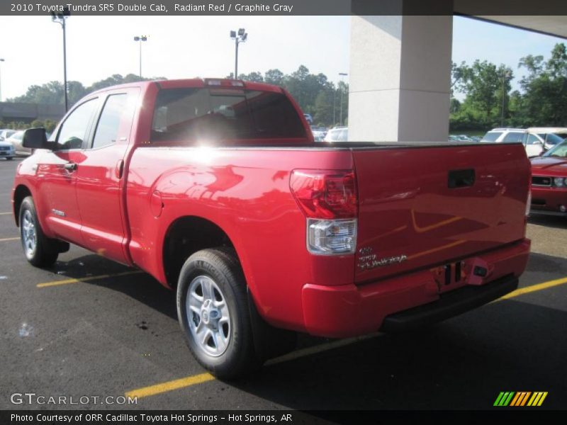 Radiant Red / Graphite Gray 2010 Toyota Tundra SR5 Double Cab