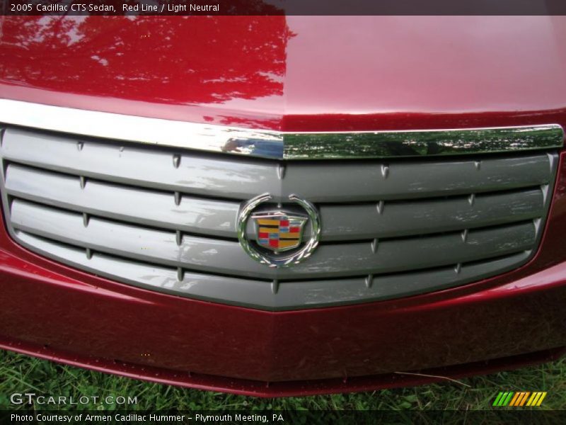 Red Line / Light Neutral 2005 Cadillac CTS Sedan