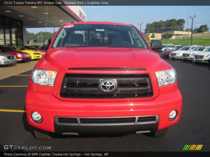 Radiant Red / Graphite Gray 2010 Toyota Tundra SR5 Double Cab