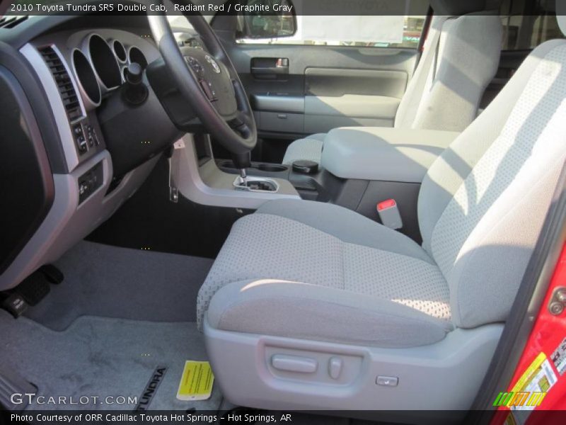 Radiant Red / Graphite Gray 2010 Toyota Tundra SR5 Double Cab