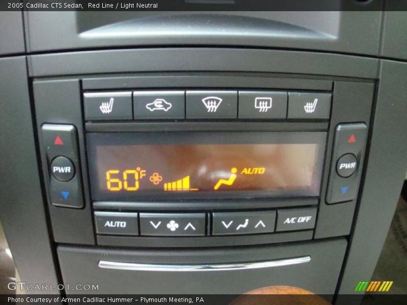Red Line / Light Neutral 2005 Cadillac CTS Sedan