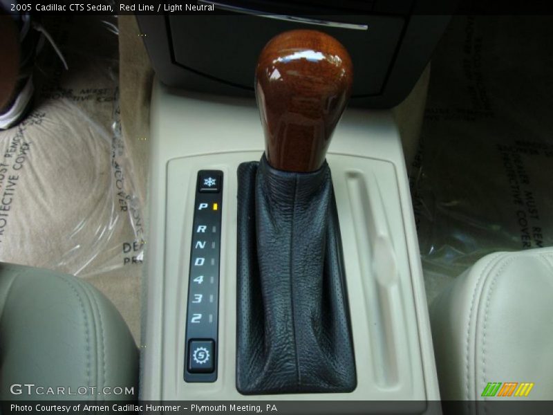 Red Line / Light Neutral 2005 Cadillac CTS Sedan