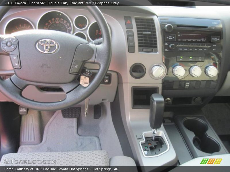 Radiant Red / Graphite Gray 2010 Toyota Tundra SR5 Double Cab