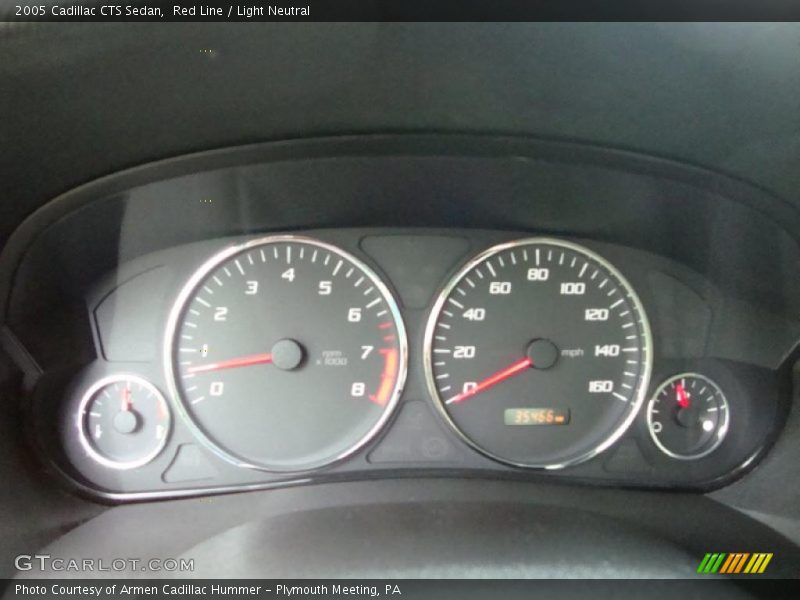 Red Line / Light Neutral 2005 Cadillac CTS Sedan