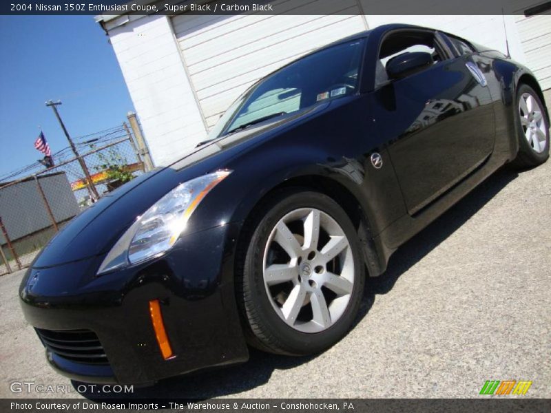 Super Black / Carbon Black 2004 Nissan 350Z Enthusiast Coupe