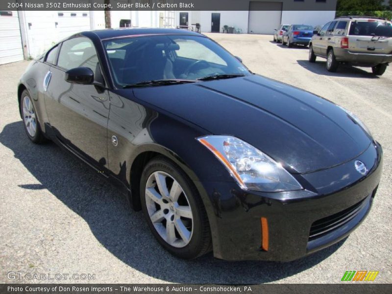 Super Black / Carbon Black 2004 Nissan 350Z Enthusiast Coupe