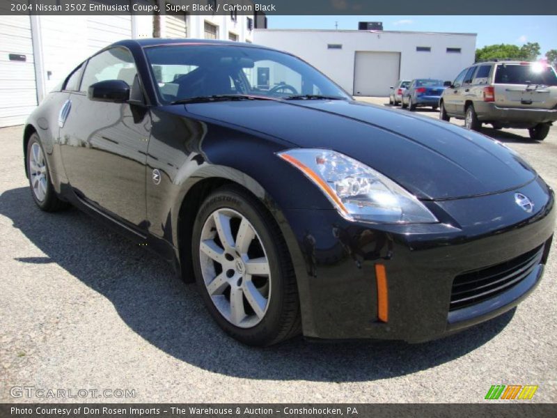 Super Black / Carbon Black 2004 Nissan 350Z Enthusiast Coupe